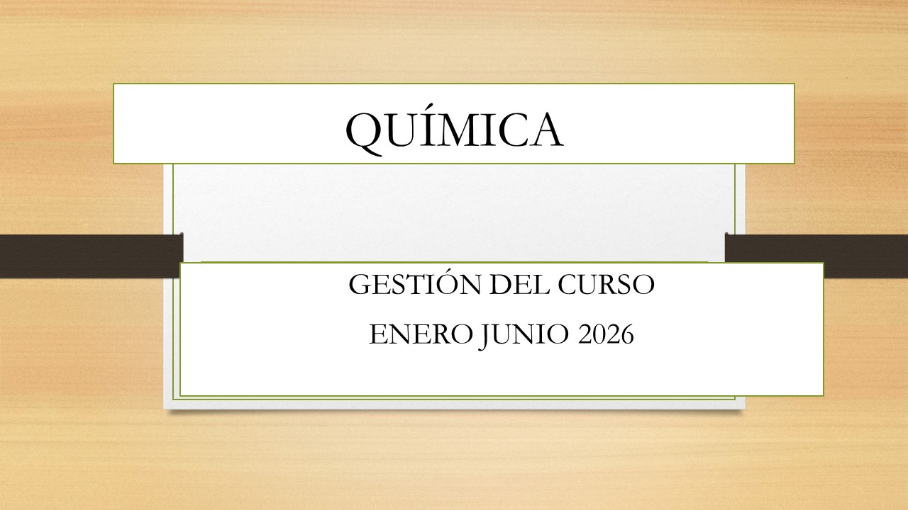 DEPARTAMENTO DE QUÍMICA Y BIOQUÍMICA EJ26